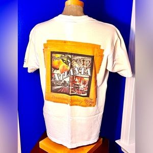 Vintage Hard Rock Cafe Atlanta t-shirt. White. Unisex Adult Size Medium